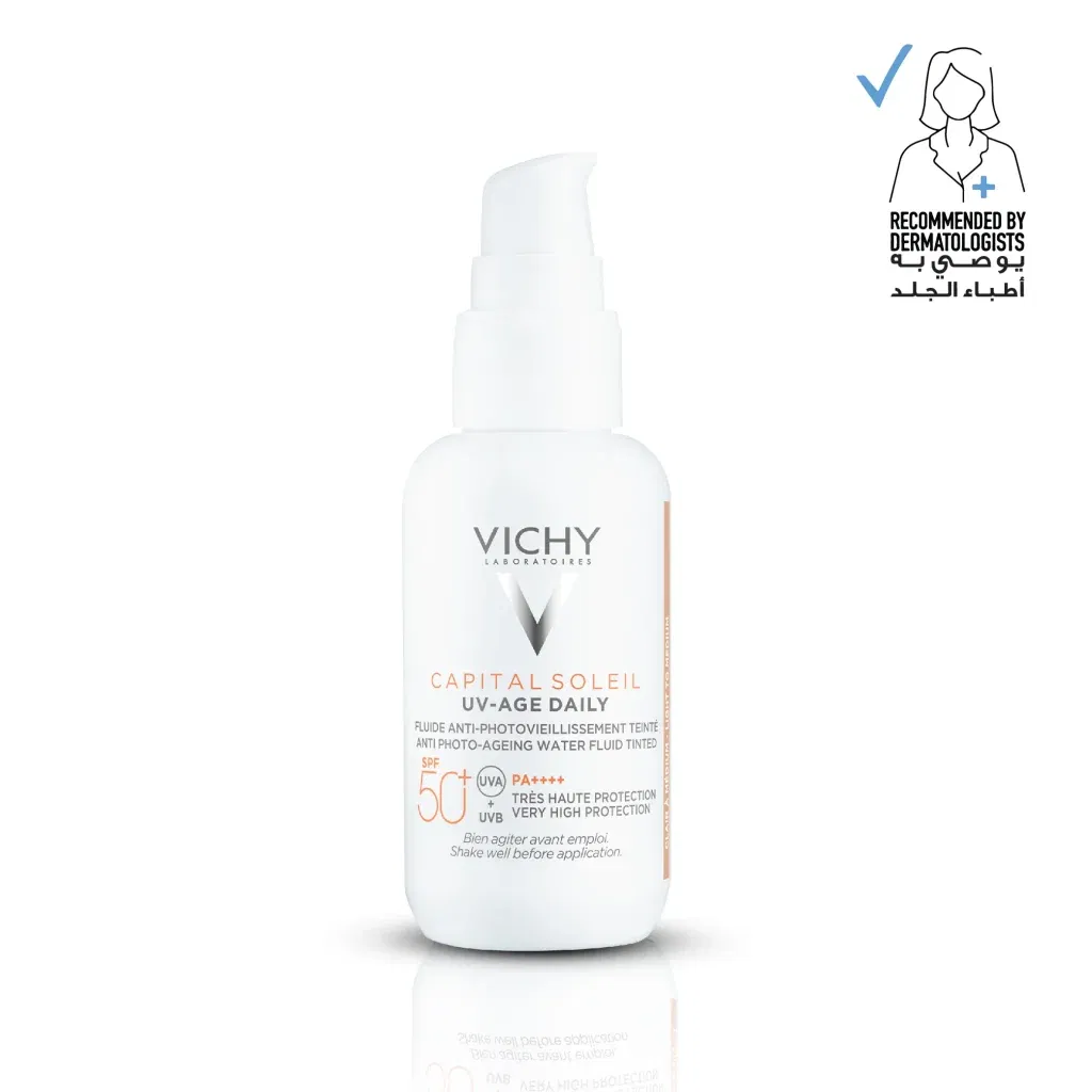 Vichy Capital Soleil UV - Age Tinted Anti Ageing Sunscreen SPF 50+ with Niacinamide 40ml